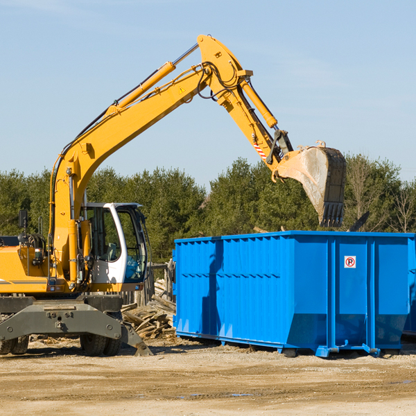 is there a minimum or maximum amount of waste i can put in a residential dumpster in Fontana